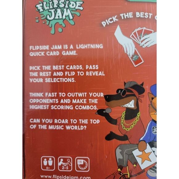 Flipside Jam Card Game. New still sealed #A13 - Picture 4 of 4